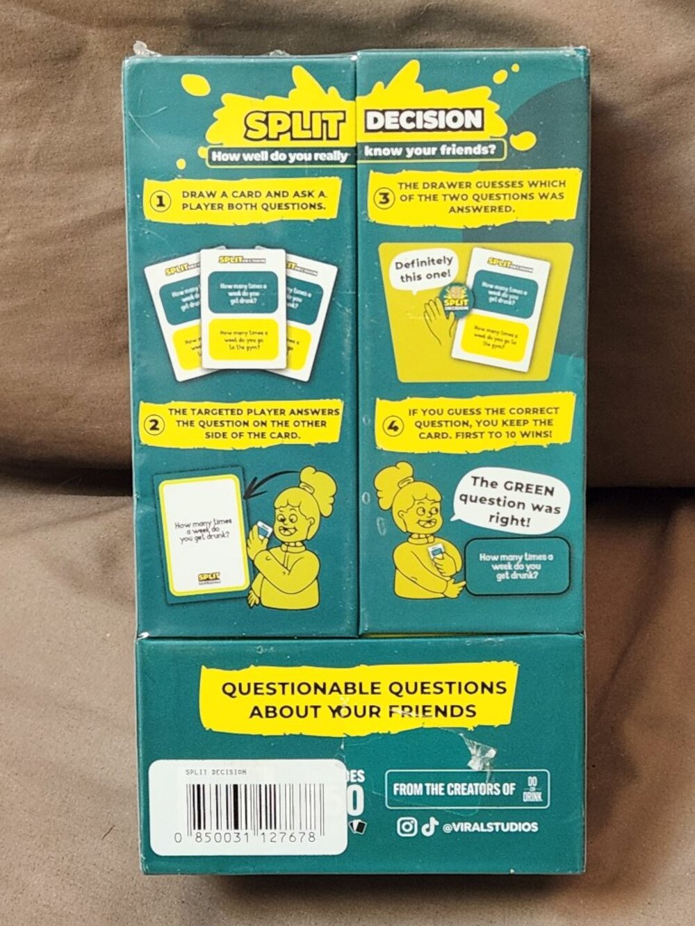 SPLIT DECISION - Viral Trivia Party Game About Your Friends - NEW - Picture 5 of 5